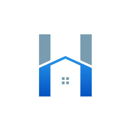 Letter H for house and property logoのイラスト素材