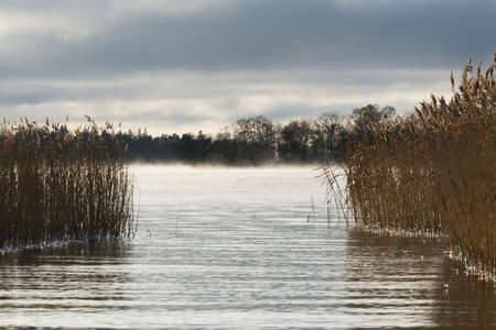 Sweden Winter Lakeの写真素材