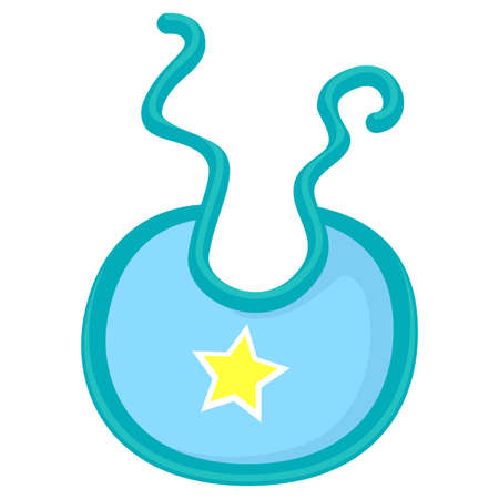 Illustration of Blue Bibのイラスト素材