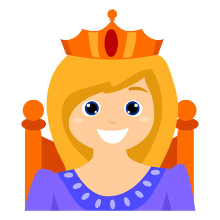 Vector Illustration of a Queenのイラスト素材