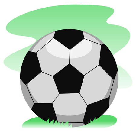 Vector Illustration of Soccer Ballのイラスト素材