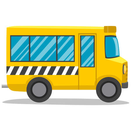Vector Illustration of School Busのイラスト素材