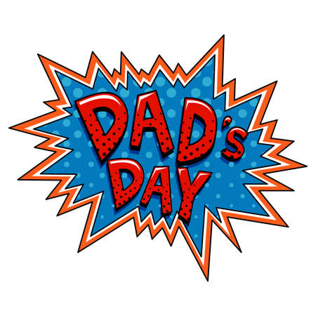 Vector Illustration of Dad Day in Cartoon Styleのイラスト素材