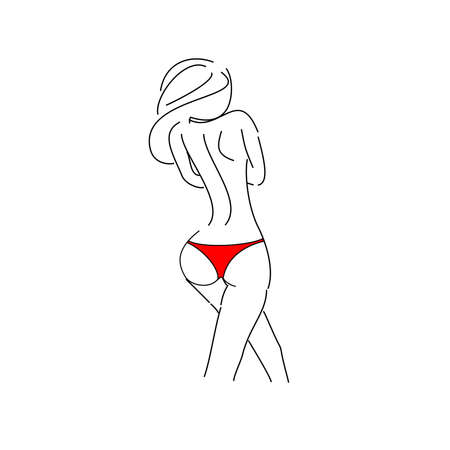 Girl sexy vectorのイラスト素材
