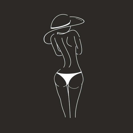 Girl sexy vectorのイラスト素材
