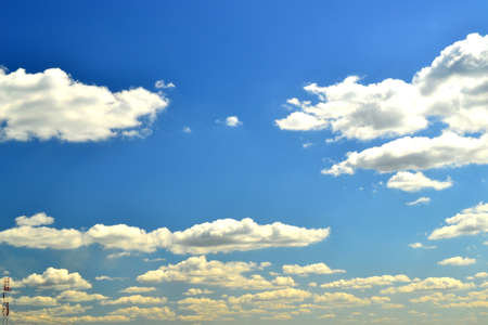 Clouds in the blue sky