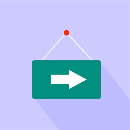 Sign banner arrowのイラスト素材