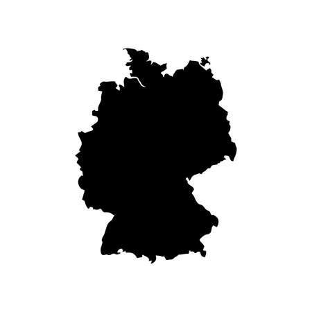 Map flag Germanyのイラスト素材