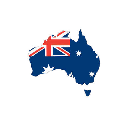 map of australiaのイラスト素材