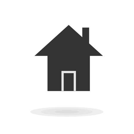 Icon house on a white backgroundのイラスト素材