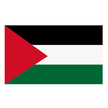A flag of Gaza Stripのイラスト素材