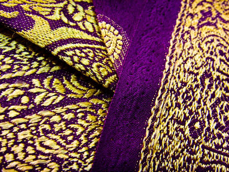 Indian traditional outfit known as a saree/sari