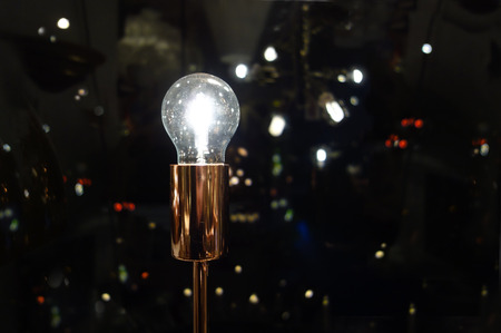 Bright Ideas. Concept illustrating bright ideas and a connection to electricity, depencenty and modern Societyの写真素材