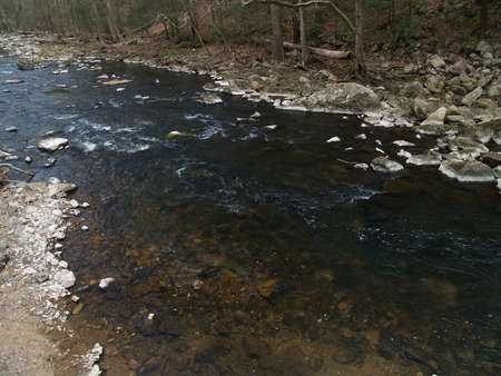 rushing stream の写真素材