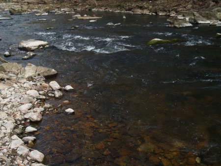 rushing stream の写真素材