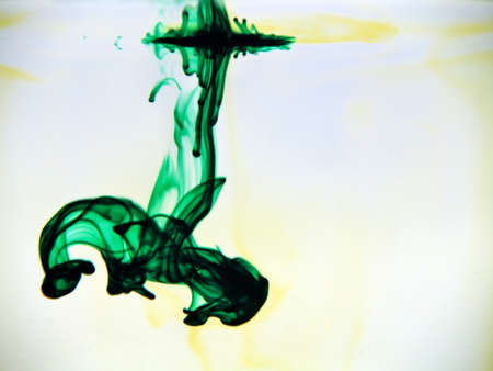 Abstract colors in waterの写真素材