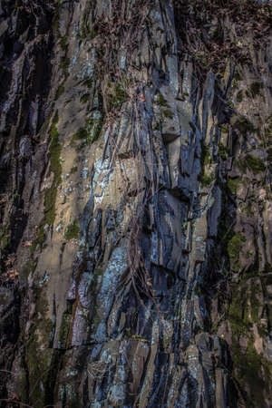 close up of rock wallの写真素材