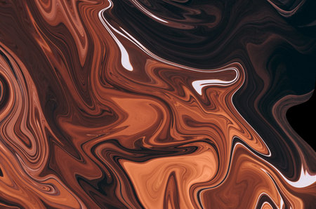 Liquid marbling paint texture background. Fluid painting abstract texture, Intensive color mix wallpaper.の写真素材