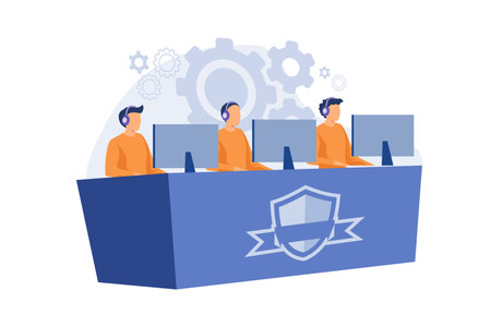 Cybersport team illustration exclusive design inspirationのイラスト素材