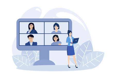 Hiring illustration. Hr manager searching potential job candidates. Characters writing CV and applying for work position. Job recruitment process concept. flat vector modern illustrationのイラスト素材