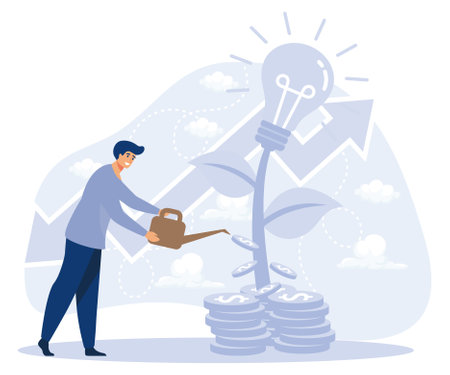 Website navigation bar concept, UI element, user interface, corporate landing page, online business representation, flat vector modern illustrationのイラスト素材