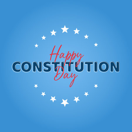 Constitution Day and Citizenship Day in America. Independence Day. modern background vector illustrationのイラスト素材
