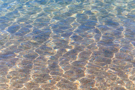 Blue clear water.の写真素材