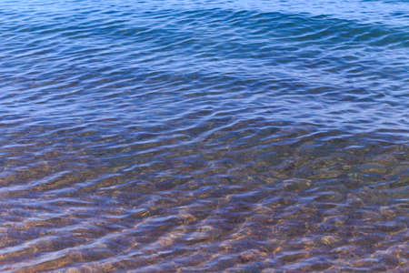 Blue clear water.の写真素材