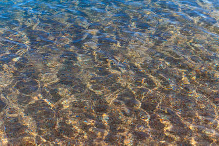 Blue clear water.の写真素材