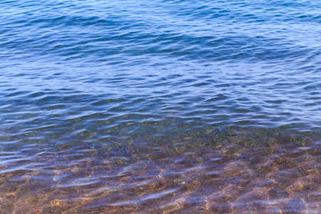 Blue clear water.の写真素材
