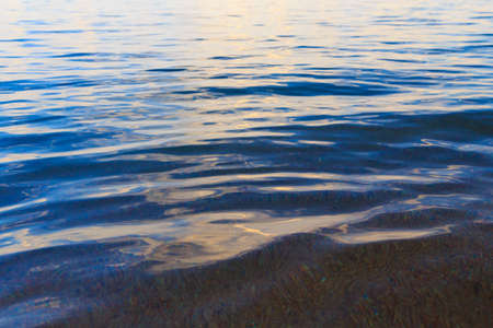 Blue clear water.の写真素材