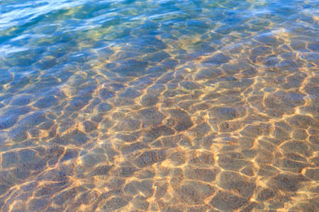 Blue clear water.の写真素材