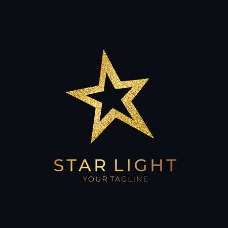 Star Universal abstract icon with a star symbol for any business. Star sign - a leader, success and power.のイラスト素材