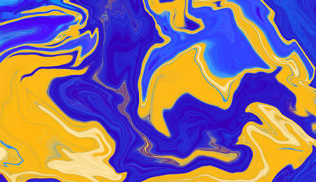 Abstract background with beautiful fantasy ink patterns. Liquid paint. Fluid art. The ornament of...