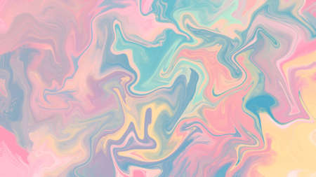 Abstract background with beautiful fantasy ink patterns. Liquid paint. Fluid art. The ornament of...