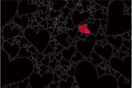 Background with hearts. Suitable for weddings and Valentine's Day.
