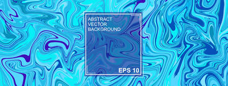 Abstract vector background. with beautiful fantasy ink patterns. Liquid paint. Fluid art. The ornament of marble. Art design for your design. Colorful bright combination of colors.のイラスト素材