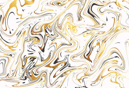 Abstract vector background. with beautiful fantasy ink patterns. Liquid paint. Fluid art. The ornament of marble. Art design for your design. Colorful bright combination of colors.のイラスト素材