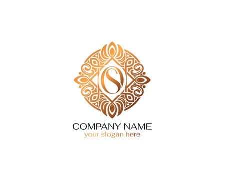 OS logo or SO monogram. OS letter logo template elements. personal monogram. Vector elegant logo. letter os logo design letter SO luxuryのイラスト素材
