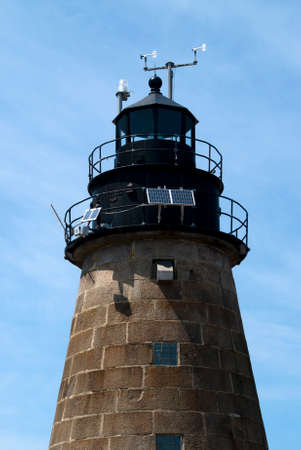 Mount Desert Rock lighthouse is Maine's most remote lighthouse.