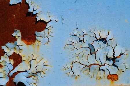 background with a painted metal surface is corroded(3).jpgの写真素材