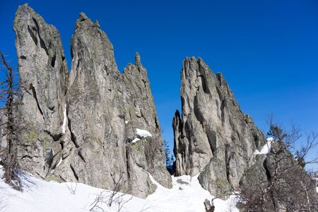 Ural mountains in National park Taganayの写真素材