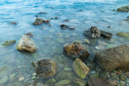 long exposure seascapeの写真素材
