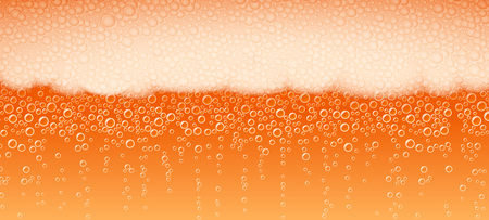 Beer with foam and bubbles of Cold Red varieties; Vector backgroundのイラスト素材