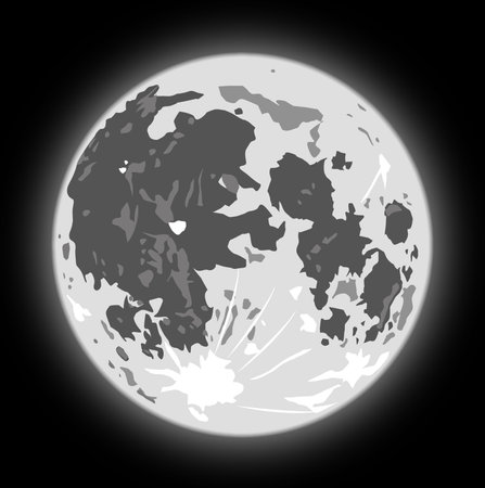 Full moonのイラスト素材