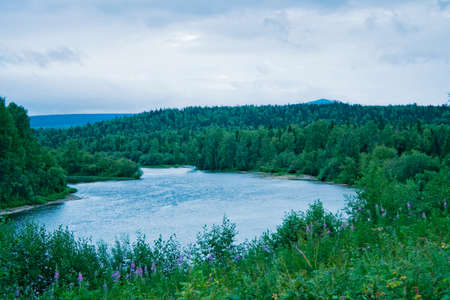 small river viewの写真素材