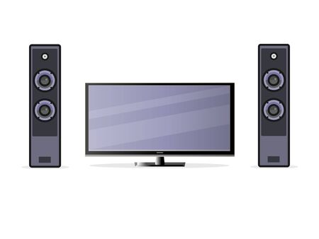 Vector TV screenのイラスト素材