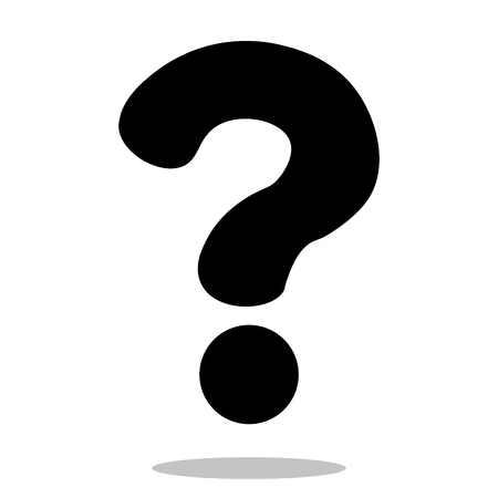 Question mark sign icon,  illustration. Flat design styleの写真素材