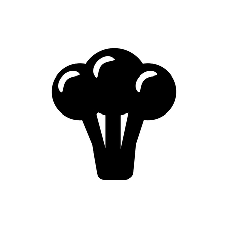 broccoli Icon in trendy flat style isolated on white background. symbol for your web site design   app, UI. Flat design Illustrationの写真素材