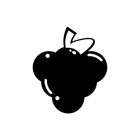 grapes fruit Icon in trendy flat style isolated on white background. symbol for your web site design logo, app, UI. Flat design Illustrationの写真素材